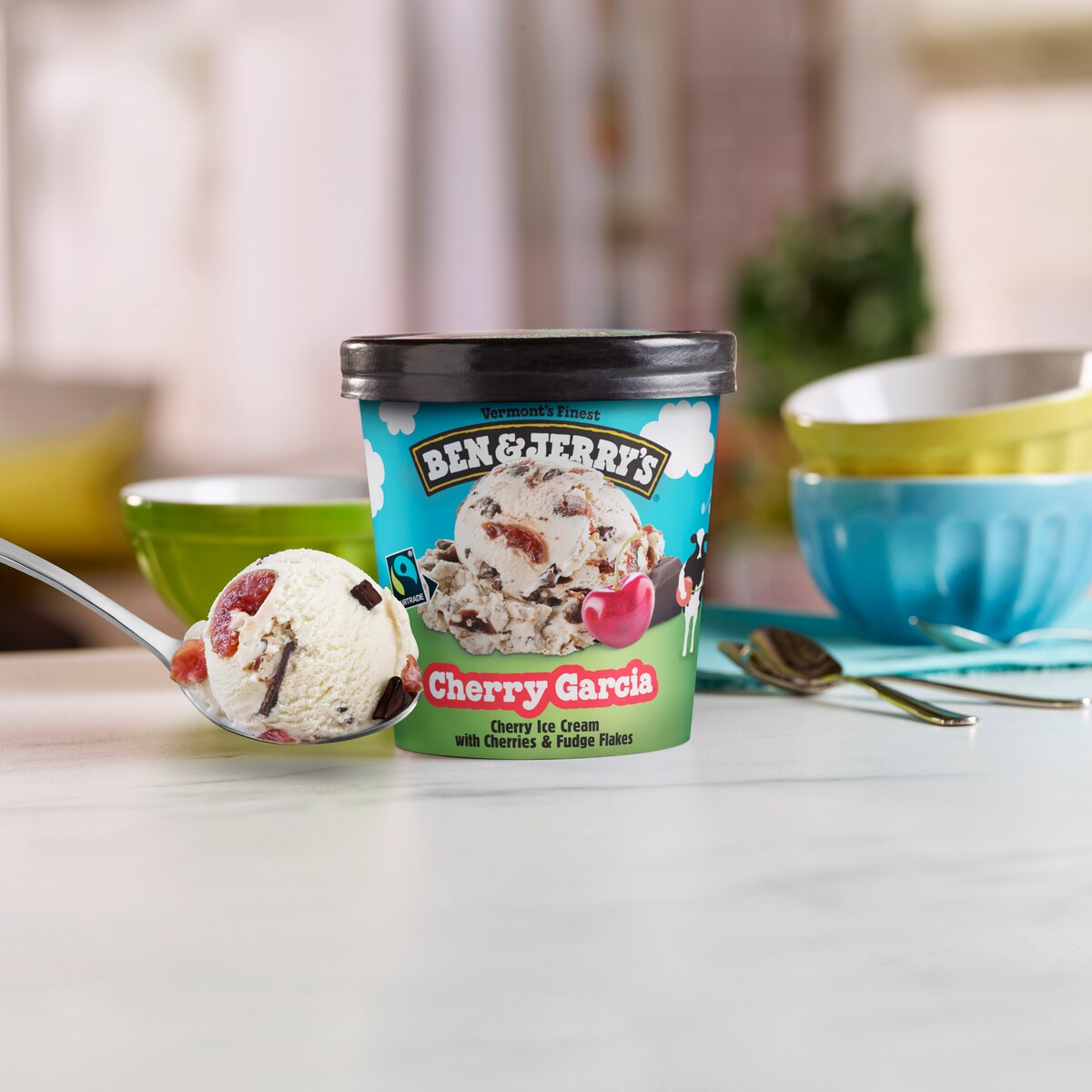 Cherry Garcia Mantecado - Pint 3 / 4